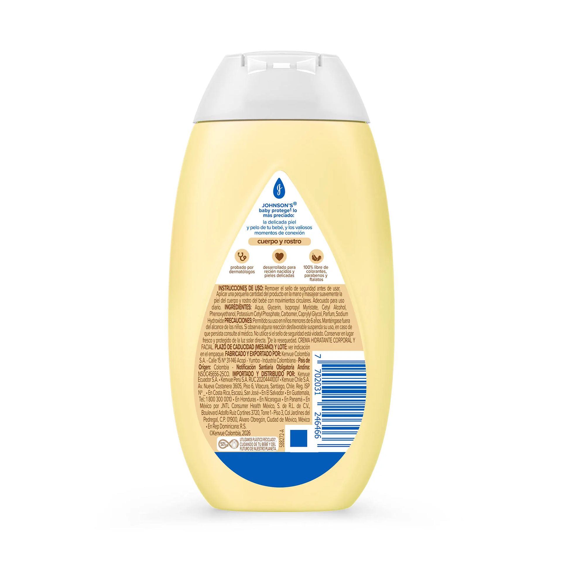 Crema Hidratante Manzanilla JOHNSON’S® baby​
