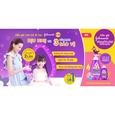 Dầu gội Johnson’s ® Active Kids™ Strong and Healthy Shampoo - Image 2 - Johnson's Baby