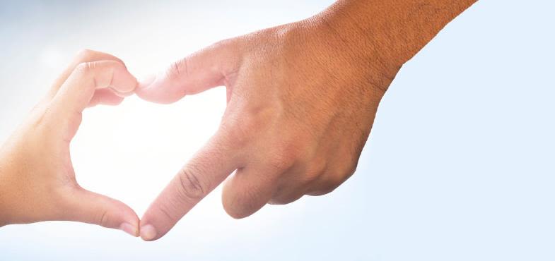 heart hand header resix