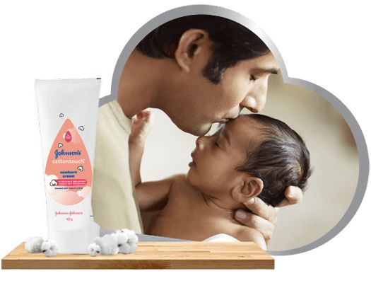 जॉनसन्स ® कॉटनटच® न्यू बॉर्न क्रीम