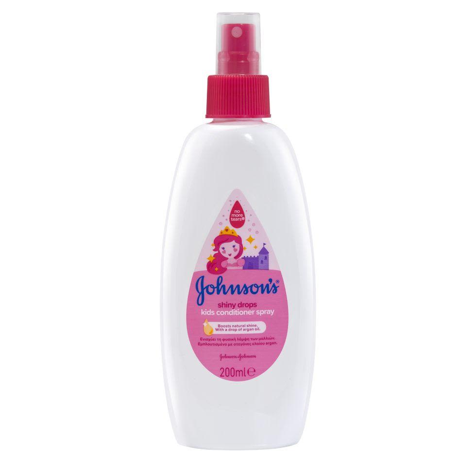 JOHNSON'S® Shiny Drops otroški balzam v spreju