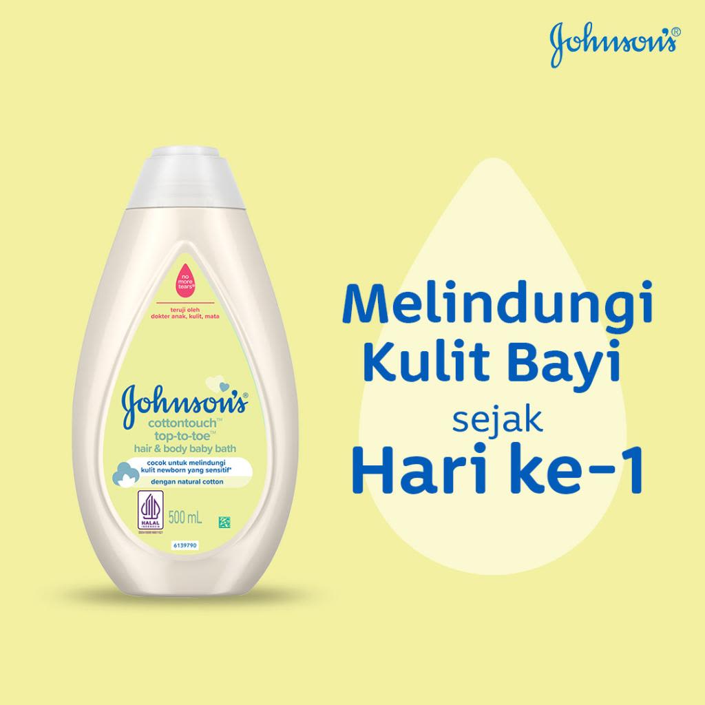 JOHNSON'S® Cottontouch™ Top-To-Toe hair & body baby bath
