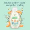 JOHNSON’S® Baby Wash Shampoo Limited edition scent cucumber melon
