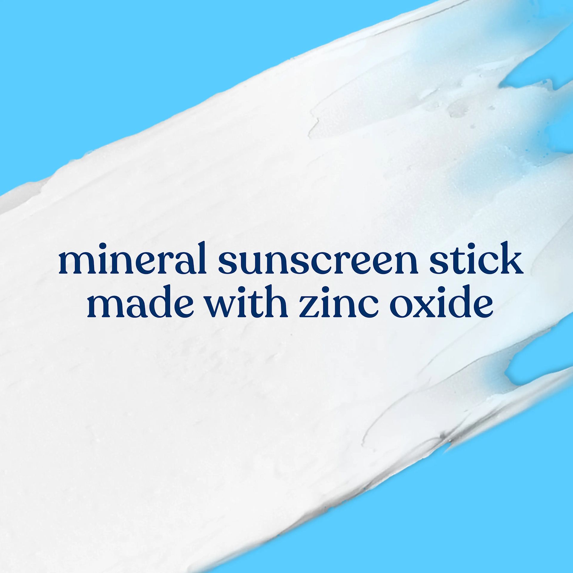 JOHNSON’S® Baby Mineral Sunscreen stick made with zinc oxide