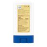 Back of Pack Shot JOHNSON’S® Baby Mineral Sunscreen Stick, SPF 50, 0.47oz