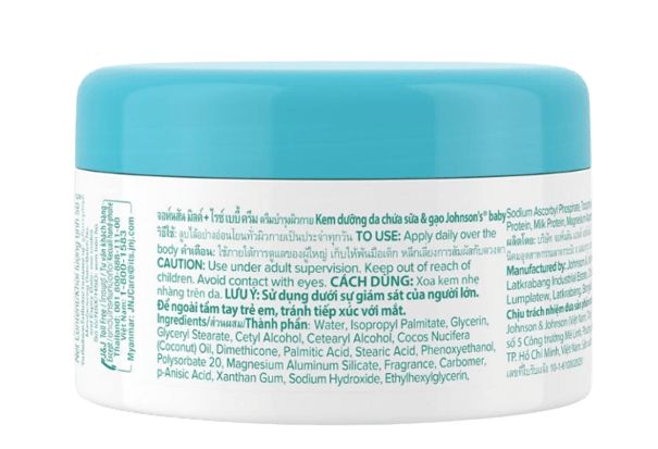 Kem dưỡng thể Johnson's ® Milk & Rice Baby Cream - Image 2 - Johnson's Baby