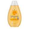 Front Pack Johnson's Baby Shampoo 13.6FL OZ 400ML - with Aloe and Vitamin B5, in a bottle.