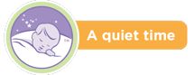 Quiet time can prepare your baby for sleep.