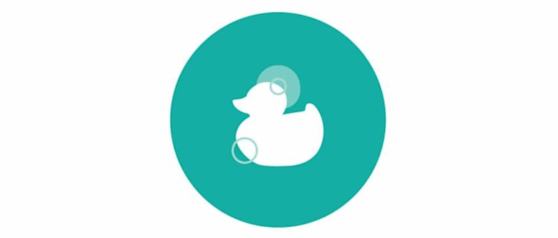 newborn bath duck icon