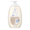 Back Pack shot of Johnson's® Skin Nourish Moisturizing Lotion Vanilla Oat Scents 16.9FL OZ 500ML