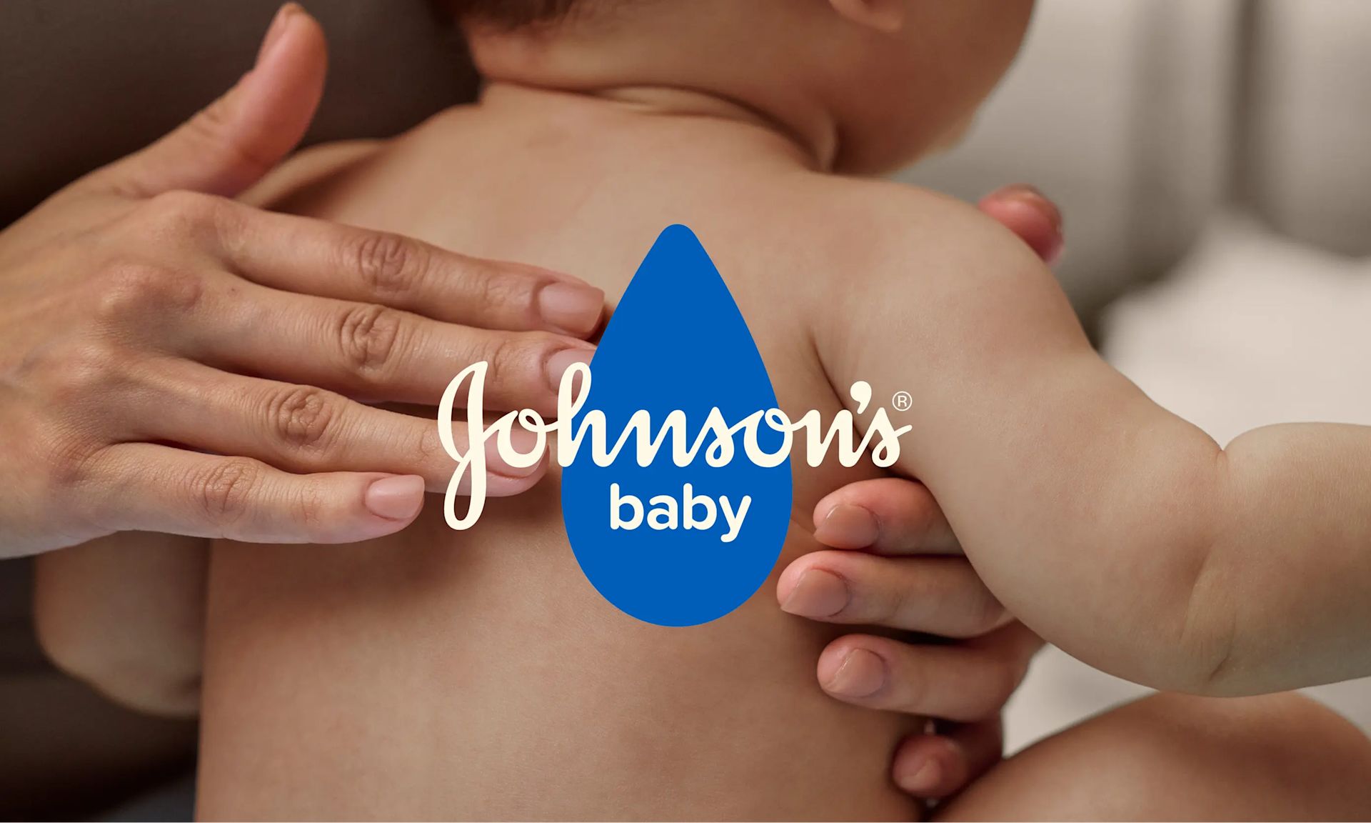 Baby receiving a gentle back massage, JOHNSON’S® Baby - Pure love for precious moments