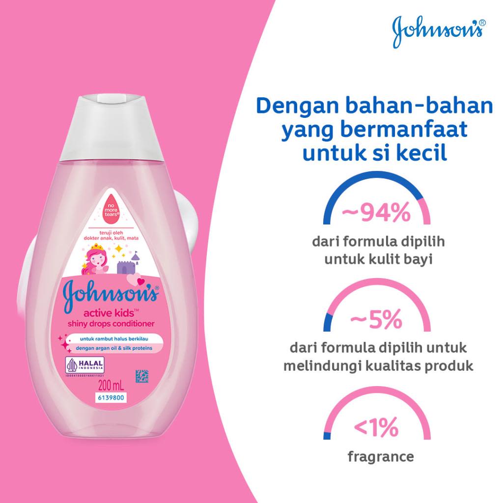 JOHNSON'S Active Kids Shiny Drops Conditioner - Image 3 - Johnson's Baby - id-ID