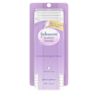 Johnson's Baby Safety Swabs package, 185 count, with a purple label indicating they are specially shaped for children and made of 100% pure cotton.