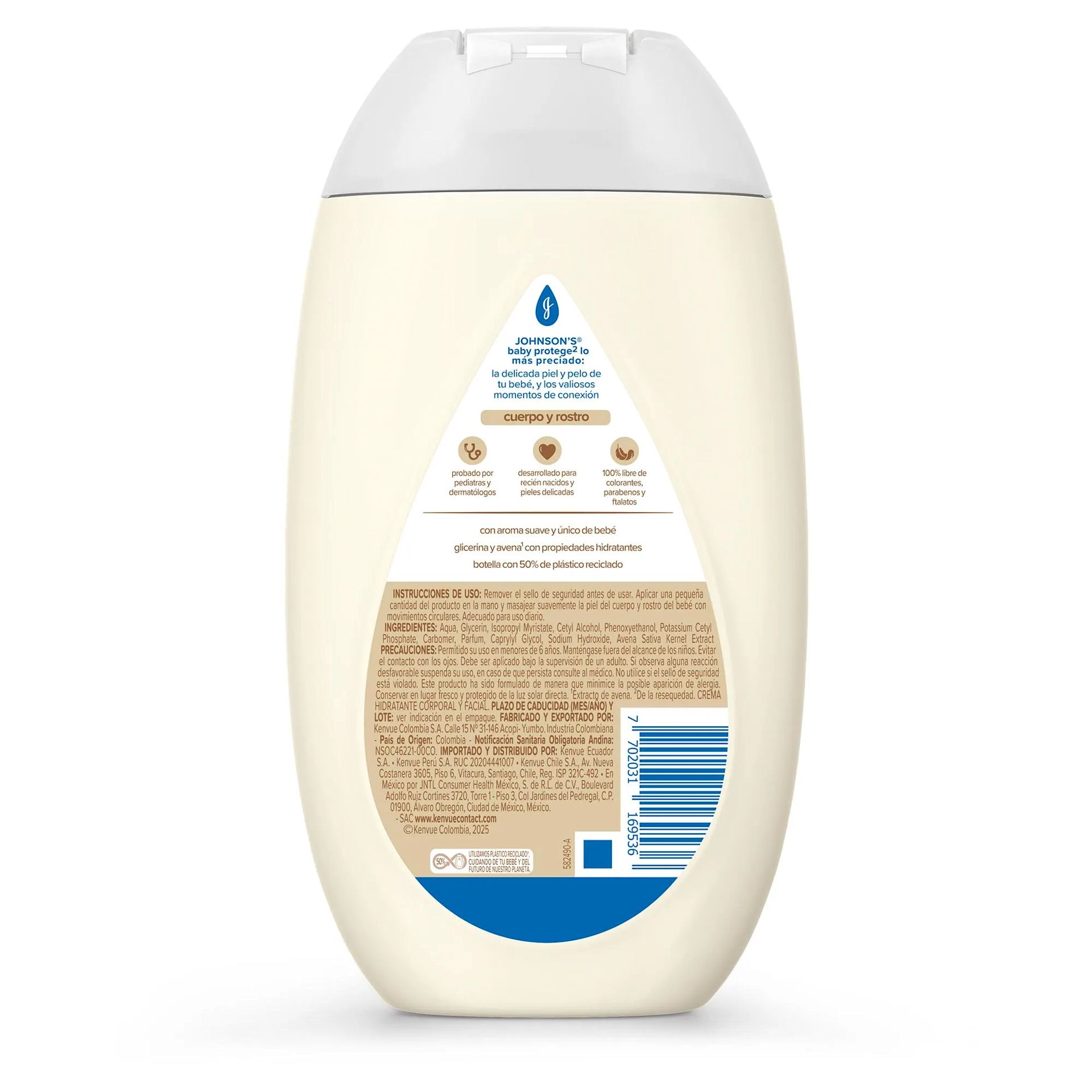 Crema Hidratante JOHNSON’S® baby Avena​