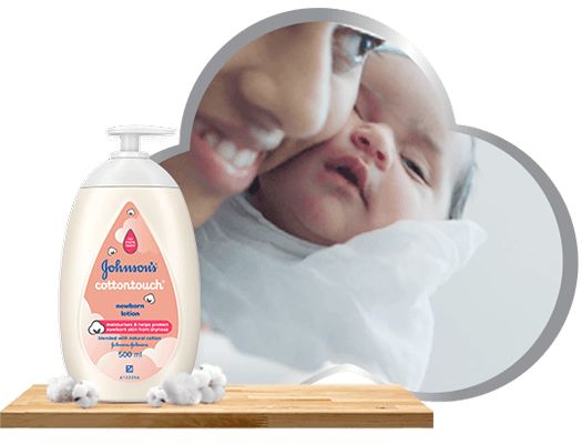 जॉनसन्स ® कॉटनटच® न्यू बॉर्न लोशन
