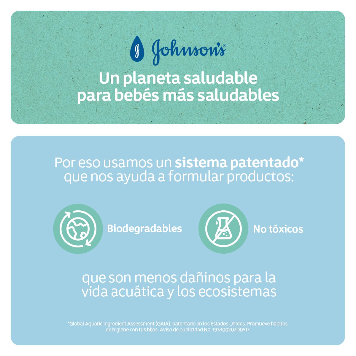 JOHNSON’S® shampoo para antes de dormir