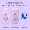 3 step routine to improve your baby’s sleep 1 warm bath, 2 gentle massage, 3 quiet time