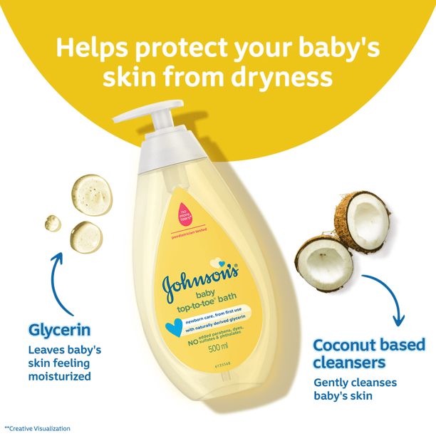 Johnson’s® Baby Top-To-Toe® Bath - Image 4 - Johnson's Baby - hi-IN