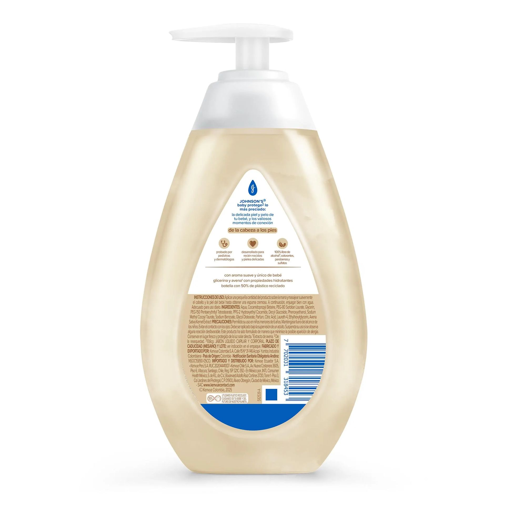 Baño Líquido JOHNSON’S® baby Avena​
