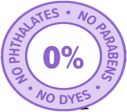 No added parabens, dyes, sulfates & phthalates