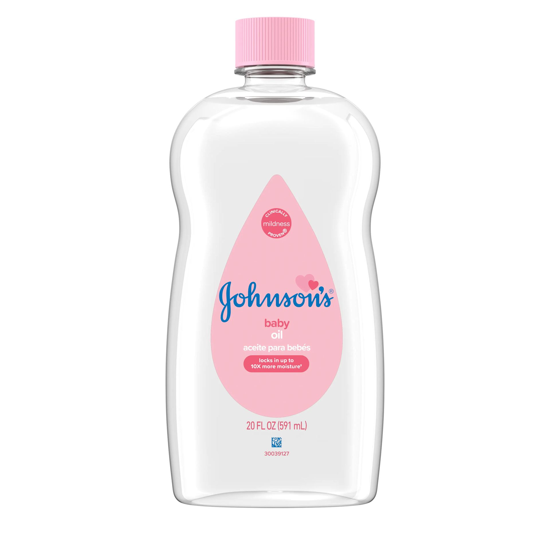 Front Pack shot of Johnson's® Baby Oil20oz 591ML