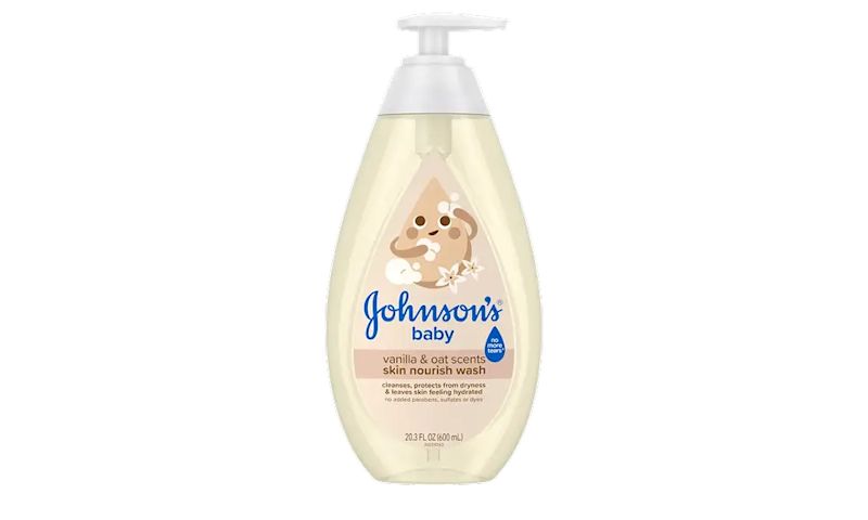 Johnson’s® Our Scents & Fragrance featuring Skin Nourish Wash, Vanilla & Oat Scents Bottle Image