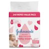 Johnsons lightly fragranced baby wipes