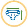 Choose right sized diaper