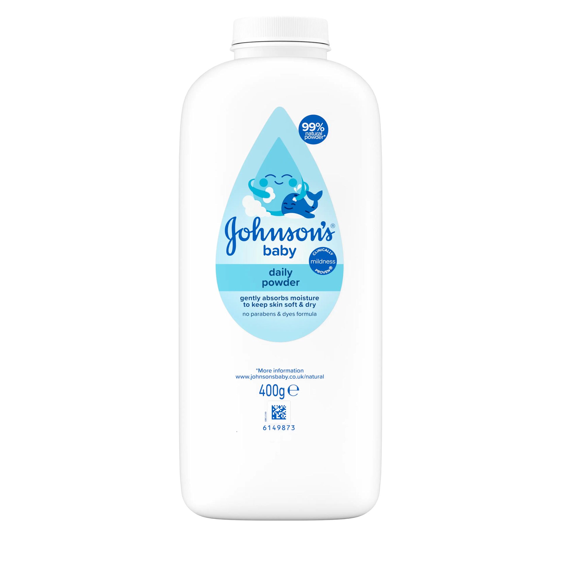 Essentials by JOHNSON’S ® baby powder