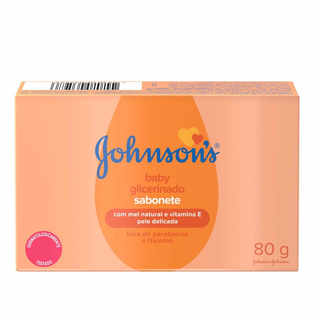 JOHNSON’S® Baby Sabonete em Barra Glicerinado