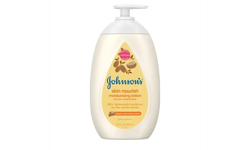 Johnson’s® Our Scents & Fragrance featuring Skin Nourish Moisture Lotion shea & cocoa scents Bottle Image