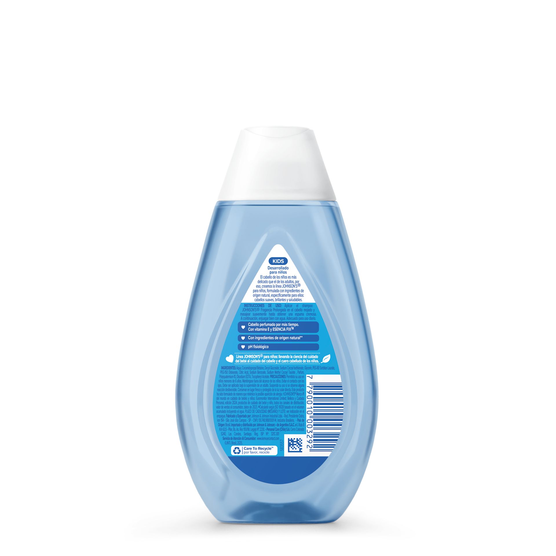 JB LATAM ARG 7790010003229 SHAMPOO FRAGANCIA PROLONGADA 200ML 00180