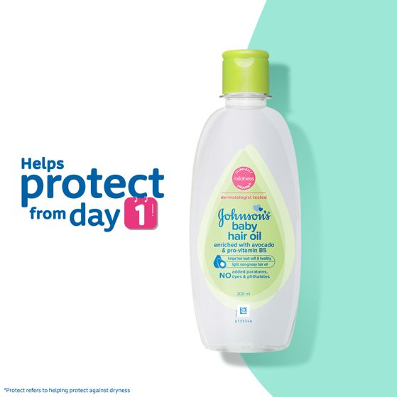 Johnson’s® Baby Hair Oil - Image 1 - Johnson's Baby - hi-IN