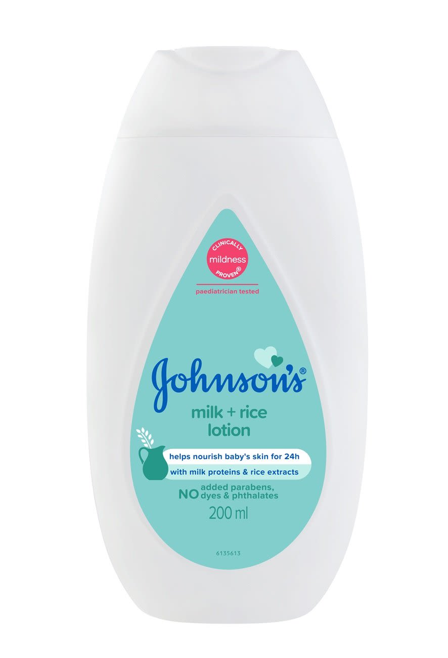 Johnson’s® Milk+Rice lotion