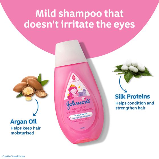 Johnson’s® Active Kids® Shiny Drops Shampoo - Image 2 - Johnson's Baby - en-IN