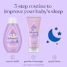 3 step routine to improve your baby sleep, warm bath, gentle massage, quiet time