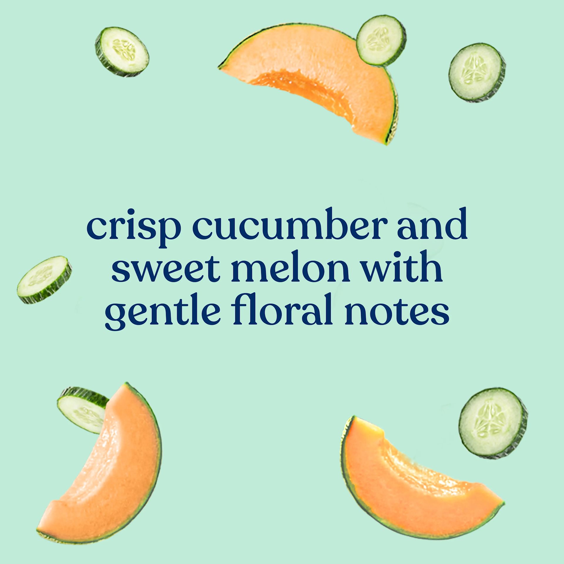 JOHNSON’S® Baby Wash Shampoo crisp cucumber and sweet melon with gentle floral notes