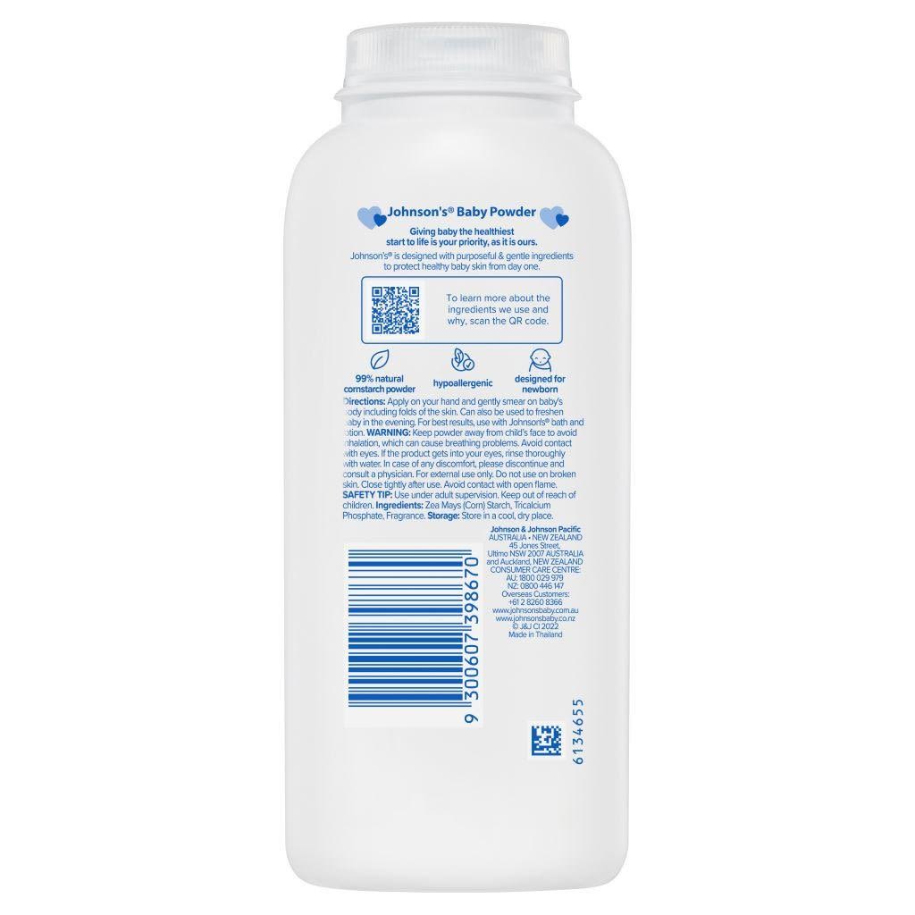 Johnson’s ® Baby Powder Pure Cornstarch - Image 2 - Johnson's Baby - en-AU