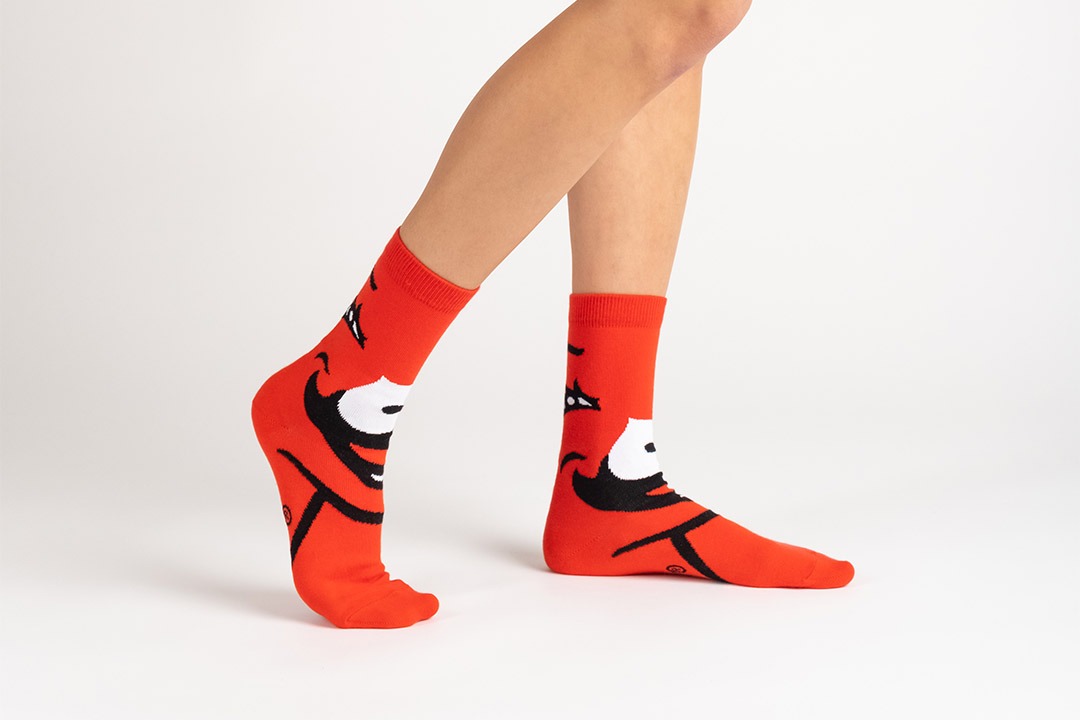 Label chaussettes discount