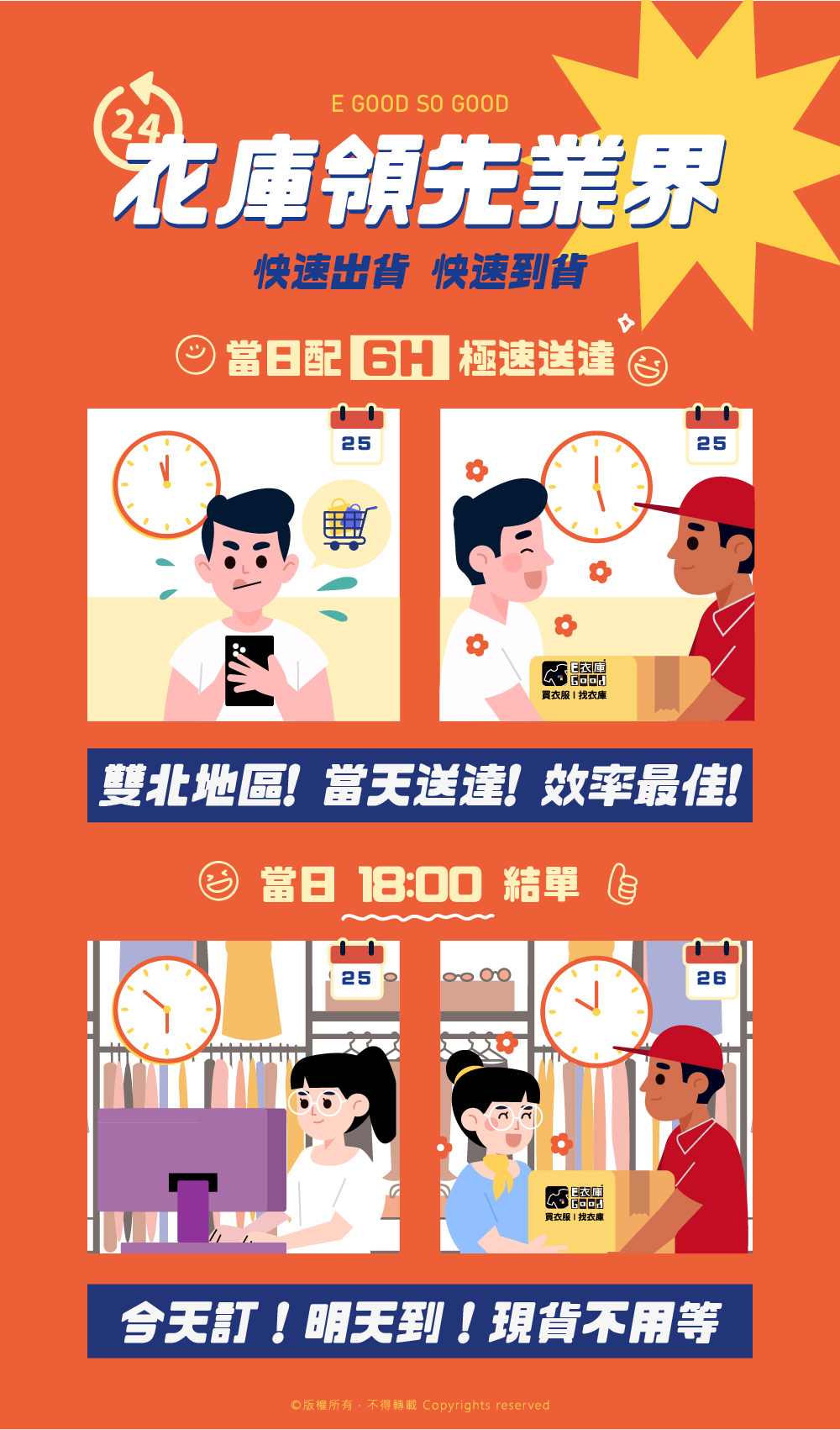 🚚送貨最速是衣庫