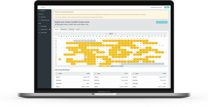 owner portal MadeComfy