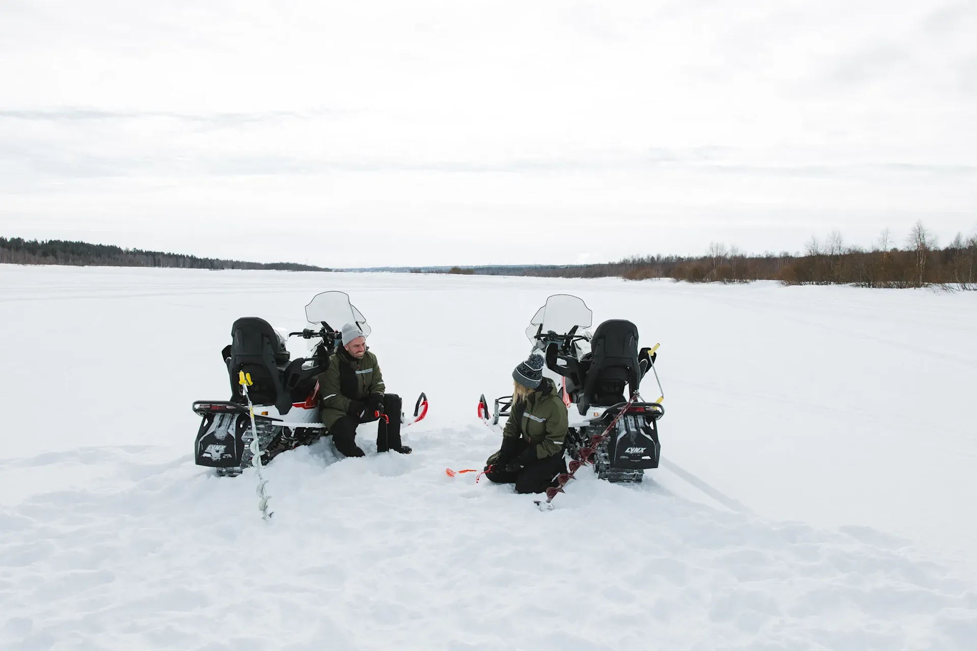 lapland ice fishing 