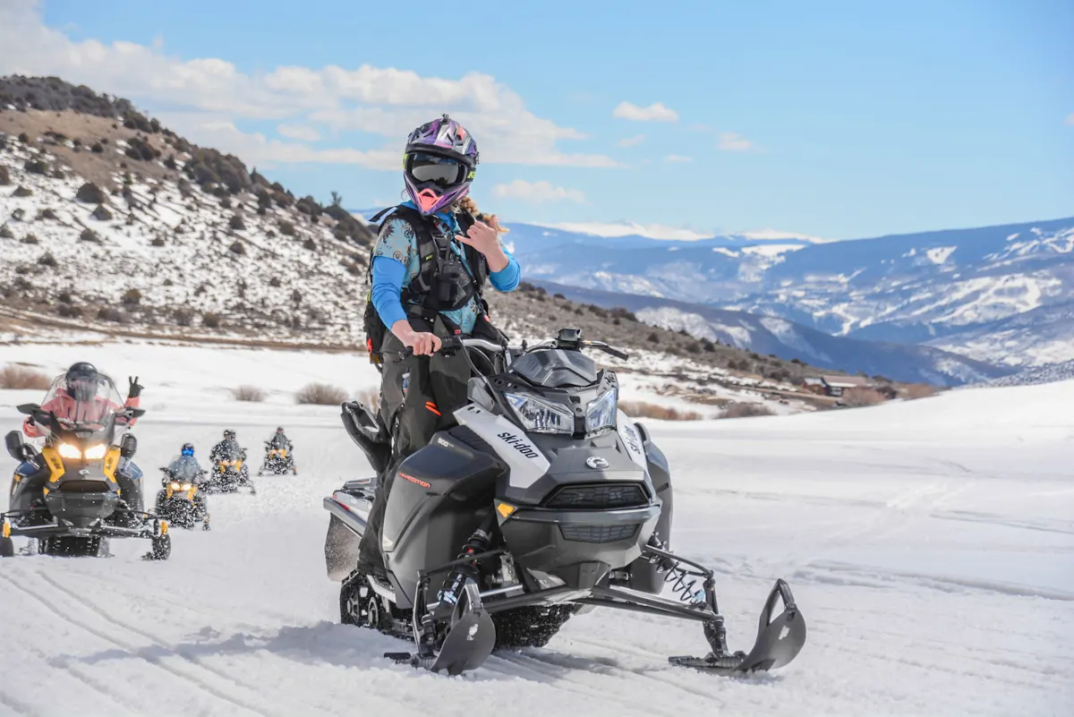Solo Snowmobile Tour in Walcott, CO - BRP Experiences