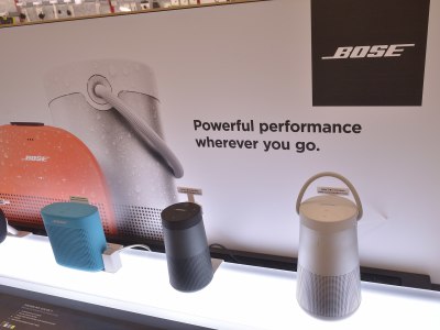 Bose products in a store