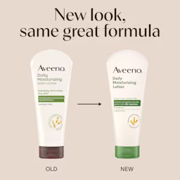 Aveeno® Daily Moisturizing Body Lotion with Soothing Oat - New Look, same great formula