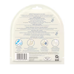 Back Shot of AVEENO® Repairing CICA Foot Mask