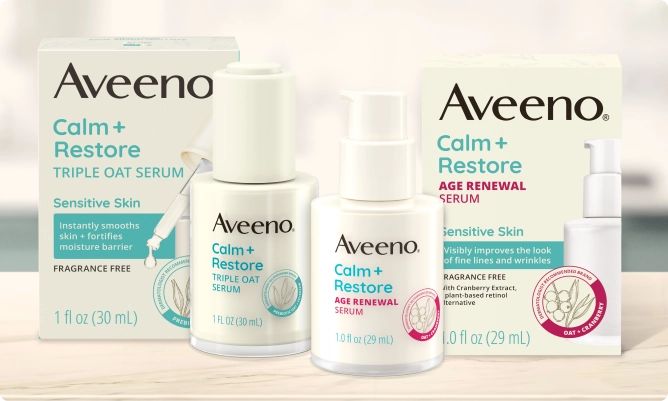 Aveeno® Facial Serums Category