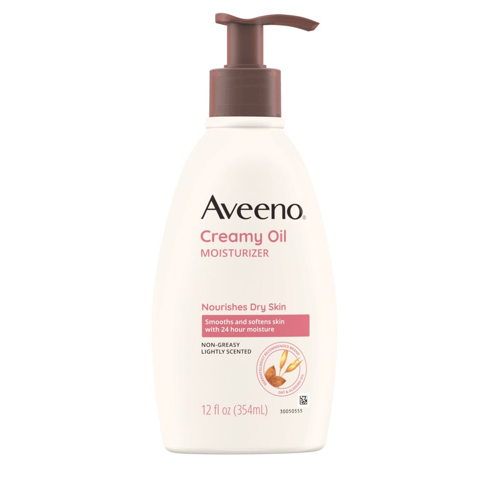Aveeno Creamy Oil Body Moisturizer for Dry Skin Front