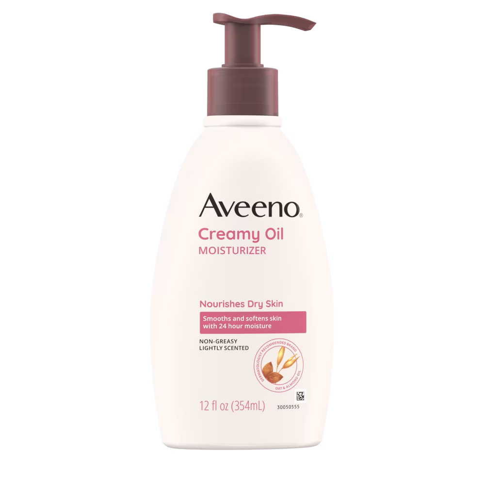 Aveeno Creamy Oil Body Moisturizer for Dry Skin Front