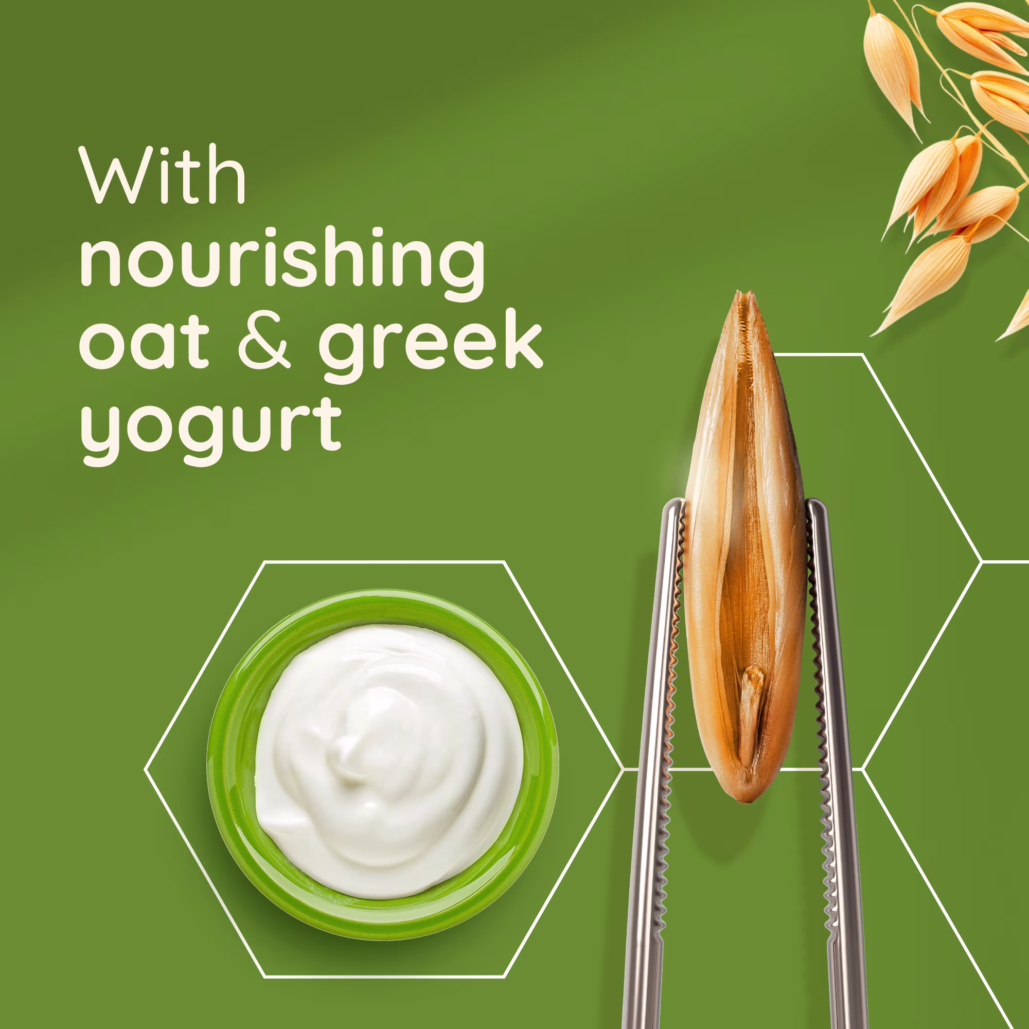 with nourishing oat & Greek yogurt